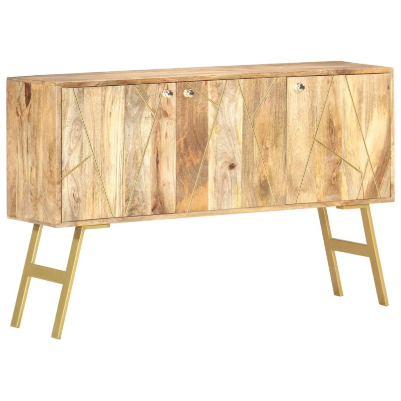 Credenza 118x30x75 cm in Legno Massello di Mango Credenza 118x30x75 cm in Legno Massello di Mango