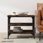 Tavolino da Salotto Rovere Fumo 55x38x45 cm Legno Multistrato Tavolino da Salotto Rovere Fumo 55x38x45 cm Legno Multistrato