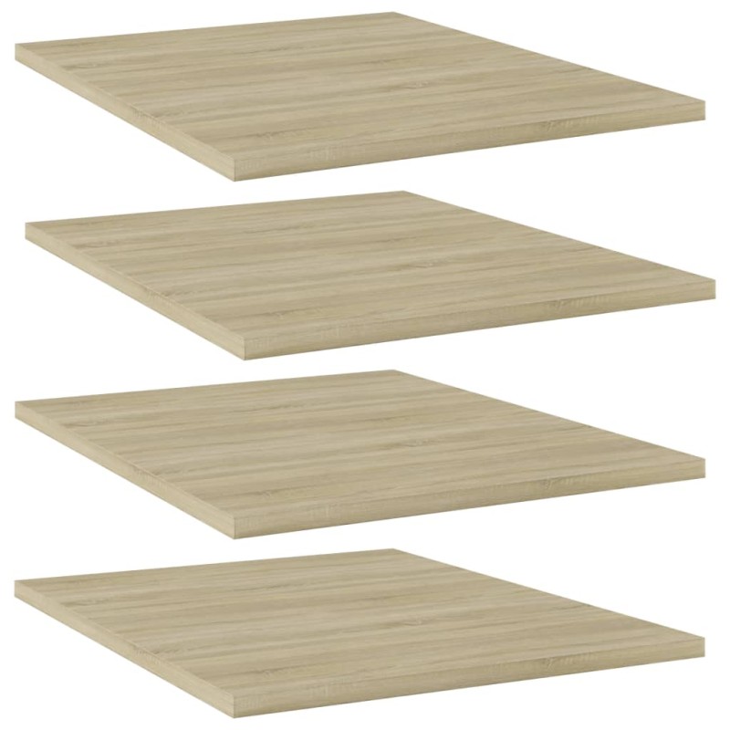 Ripiani per Libreria 4pz Rovere Sonoma 40x50x1,5cm Multistrato Ripiani per Libreria 4pz Rovere Sonoma 40x50x1,5cm Multistrato