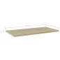 Ripiani per Libreria 4pz Rovere Sonoma 60x30x1,5cm Multistrato Ripiani per Libreria 4pz Rovere Sonoma 60x30x1,5cm Multistrato