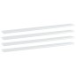 Ripiani per Libreria 4pz Bianco Lucido 100x10x1,5cm Multistrato Ripiani per Libreria 4pz Bianco Lucido 100x10x1,5cm Multistrato