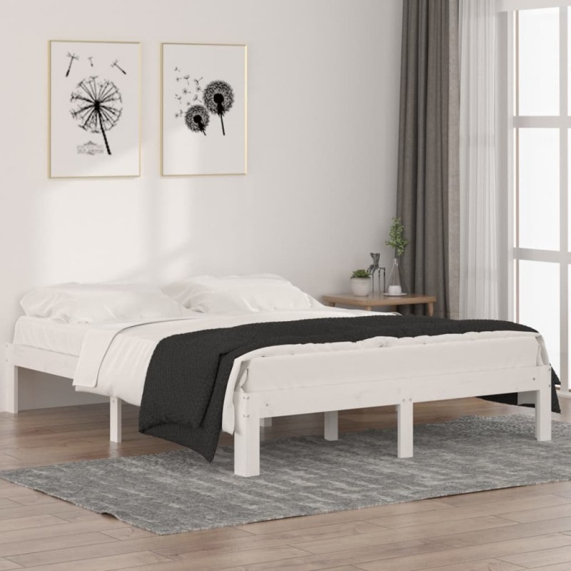 Giroletto Bianco in Legno Massello di Pino 140x190 cm Giroletto Bianco in Legno Massello di Pino 140x190 cm