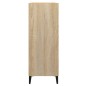 Credenza Rovere Sonoma 69,5x32,5x90 cm in Legno Multistrato Credenza Rovere Sonoma 69,5x32,5x90 cm in Legno Multistrato