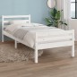 Giroletto Bianco in Legno Massello 90x200 cm Giroletto Bianco in Legno Massello 90x200 cm