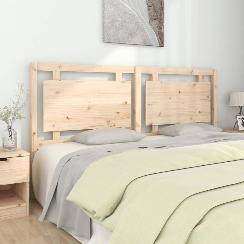 Testiera per Letto 185,5x4x100 cm in Legno Massello di Pino Testiera per Letto 185,5x4x100 cm in Legno Massello di Pino