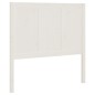 Testiera per Letto Bianca 80,5x4x100 cm Legno Massello di Pino Testiera per Letto Bianca 80,5x4x100 cm Legno Massello di Pino