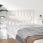 vidaXL Testiera per Letto Bianca 105,5x4x100 cm Legno Massello di Pino vidaXL Testiera per Letto Bianca 105,5x4x100 cm Legno Massello di Pino