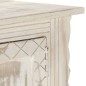 Mobile Porta TV Bianco 140x30x35 cm in Legno Massello di Mango Mobile Porta TV Bianco 140x30x35 cm in Legno Massello di Mango
