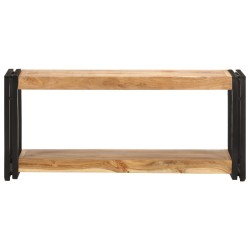 Mobile Porta TV 90x30x40 cm in Legno Massello di Acacia