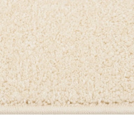 Tappeto a Pelo Corto 80x150 cm Crema