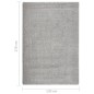 Tappeto Shaggy Grigio Chiaro 120x170 cm Antiscivolo Tappeto Shaggy Grigio Chiaro 120x170 cm Antiscivolo