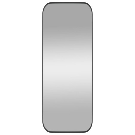 Specchio da Parete Nero 30x80 cm Rettangolare