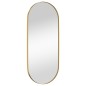 Specchio da Parete Dorato 30x70 cm Ovale