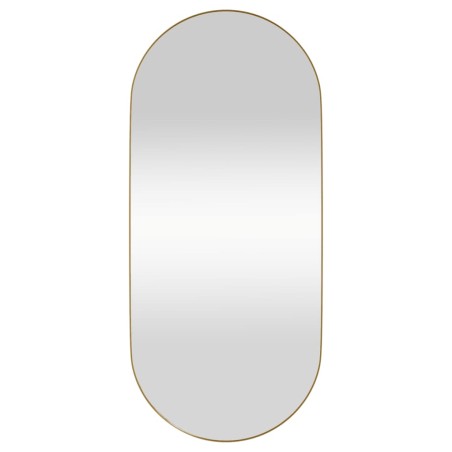 Specchio da Parete Dorato 40x90 cm Ovale