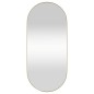 Specchio da Parete Dorato 40x90 cm Ovale