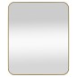 Specchio da Parete Dorato 50x60 cm Rettangolare