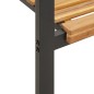 Sedie Giardino Impilabili 2 pz Legno Massello Acacia e Metallo Sedie Giardino Impilabili 2 pz Legno Massello Acacia e Metallo