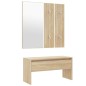 Set di Mobili da Corridoio Rovere Sonoma in Legno Multistrato Set di Mobili da Corridoio Rovere Sonoma in Legno Multistrato
