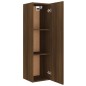 Set Mobili Porta TV 8pz Rovere Marrone in Legno Multistrato Set Mobili Porta TV 8pz Rovere Marrone in Legno Multistrato