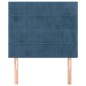 Testiera 2 pz Blu Scuro 80x5x78/88 cm in Velluto Testiera 2 pz Blu Scuro 80x5x78/88 cm in Velluto