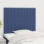 Testiera 2 pz Blu 80x5x78/88 cm in Tessuto Testiera 2 pz Blu 80x5x78/88 cm in Tessuto