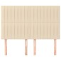 Testiere 4 pz Crema 72x5x78/88 cm in Tessuto Testiere 4 pz Crema 72x5x78/88 cm in Tessuto
