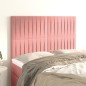 Testiere 4 pz Rosa 72x5x78/88 cm in Velluto Testiere 4 pz Rosa 72x5x78/88 cm in Velluto