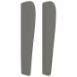 Testiera ad Orecchio Grigio Scuro 83x23x118/128 cm in Tessuto Testiera ad Orecchio Grigio Scuro 83x23x118/128 cm in Tessuto