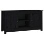 Mobile Porta TV Nero 103x36,5x52 cm in Legno Massello di Pino Mobile Porta TV Nero 103x36,5x52 cm in Legno Massello di Pino