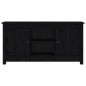 Mobile Porta TV Nero 103x36,5x52 cm in Legno Massello di Pino Mobile Porta TV Nero 103x36,5x52 cm in Legno Massello di Pino