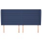 Testiera ad Orecchio Blu 163x23x118/128 cm in Tessuto Testiera ad Orecchio Blu 163x23x118/128 cm in Tessuto