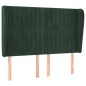 Testiera ad Orecchio Verde Scuro 147x23x118/128cm in Velluto Testiera ad Orecchio Verde Scuro 147x23x118/128cm in Velluto