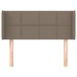 Testiera ad Orecchio Tortora 93x16x78/88 cm in Tessuto Testiera ad Orecchio Tortora 93x16x78/88 cm in Tessuto