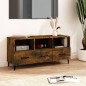 Mobile TV Rovere Fumo 102x35x50 cm in Legno Multistrato Mobile TV Rovere Fumo 102x35x50 cm in Legno Multistrato