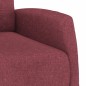 Poltrona Alzapersona Massaggiante Rosso Vino Tessuto