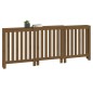 Copertura Termosifone Miele 210x21x85 cm Legno Massello Pino Copertura Termosifone Miele 210x21x85 cm Legno Massello Pino