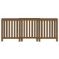 Copertura Termosifone Miele 210x21x85 cm Legno Massello Pino Copertura Termosifone Miele 210x21x85 cm Legno Massello Pino