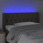 Testiera a LED Tortora 103x16x78/88 cm in Tessuto Testiera a LED Tortora 103x16x78/88 cm in Tessuto