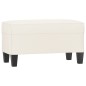 Panca Crema 70x35x41 cm in Similpelle Panca Crema 70x35x41 cm in Similpelle