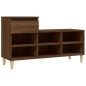 Scarpiera Rovere Marrone 102x36x60 cm in Legno Multistrato Scarpiera Rovere Marrone 102x36x60 cm in Legno Multistrato