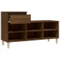 Scarpiera Rovere Marrone 102x36x60 cm in Legno Multistrato Scarpiera Rovere Marrone 102x36x60 cm in Legno Multistrato
