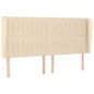 Giroletto a Molle con Materasso Crema 200x200 cm in Tessuto