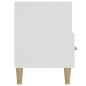 Mobile Porta TV Bianco Lucido 102x36x50 cm in Legno Multistrato Mobile Porta TV Bianco Lucido 102x36x50 cm in Legno Multistrato