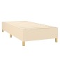 Letto a Molle con Materasso e LED Crema 90x190 cm in Tessuto Letto a Molle con Materasso e LED Crema 90x190 cm in Tessuto