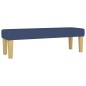 Giroletto a Molle con Materasso Blu 140x190 cm in Tessuto