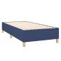 Letto a Molle con Materasso e LED Blu 80x200 cm in Tessuto Letto a Molle con Materasso e LED Blu 80x200 cm in Tessuto