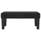 Panca Nera 70x30x30 cm in Velluto