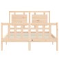 Giroletto con Testiera 140x200 cm in Legno Massello Giroletto con Testiera 140x200 cm in Legno Massello
