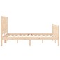 Giroletto con Testiera 140x200 cm in Legno Massello Giroletto con Testiera 140x200 cm in Legno Massello