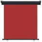 vidaXL Tendalino Laterale per Balcone 165x250 cm Rosso vidaXL Tendalino Laterale per Balcone 165x250 cm Rosso